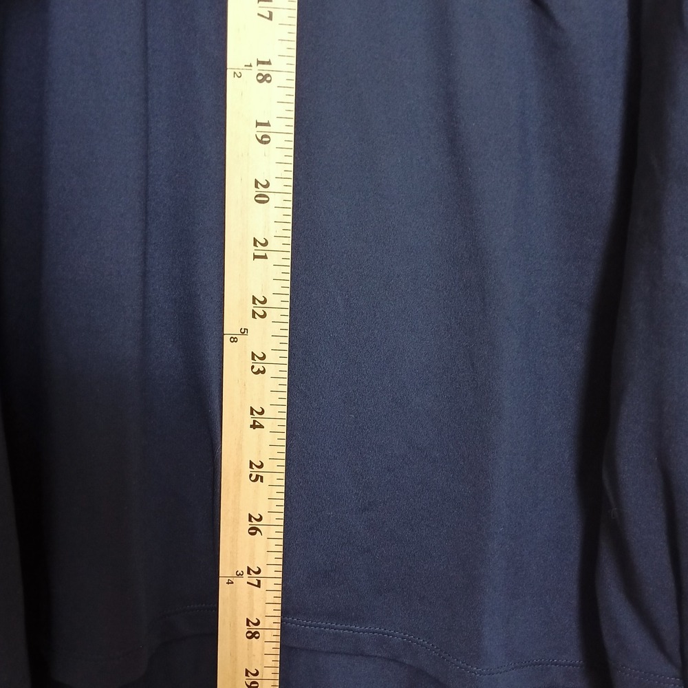 Nike Quarter Zip Pullover Men 3XL Navy Blue Excellent Dri-FIT Bio Protect Top - Picture 7 of 7
